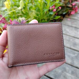 Coach Brown Leather Wallet